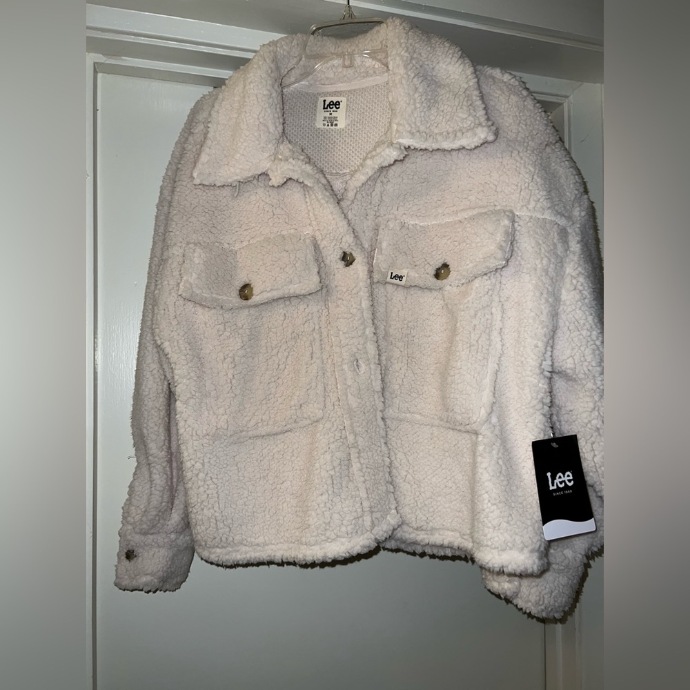 Lee Sherpa crop style jacket